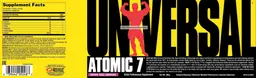 Label for Atomic 7 Rockin' Razz Lemonade