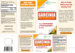 Label for Garcinia Body-Fat Reduction Diet
