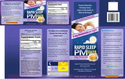 Label for Rapid Sleep PM Extra 6 mg Melatonin
