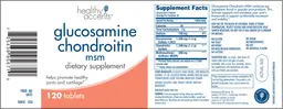 Label for Glucosamine Chondroitin MSM