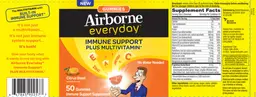 Label for Airborne Everyday Citrus Blast