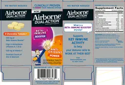 Label for Airborne Dual Action Citrus