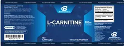 Label for L-Carnitine 500 mg