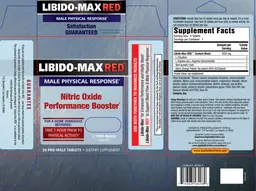 Label for Libido-Max Red