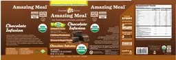 Label for Amazing Meal Chocolate Infusion
