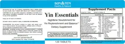 Label for Yin Essentials