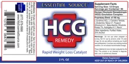 Label for HCG Remedy