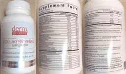 Label for Collagen Renew Supplement