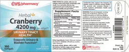 Label for Cranberry
