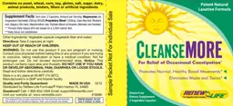 Label for CleanseMore