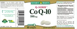 Label for Q-Sorb CoQ-10 100 mg