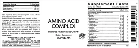 Label for Amino Acid Complex
