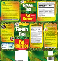 Label for Green Tea Fat Burner