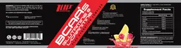 Label for BCAA's Glutamine & L-Carnitine Raspberry Lemonade