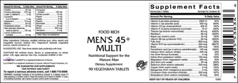 Label for Men's 45+ Multi