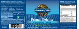 Label for HSO Probiotic Formula