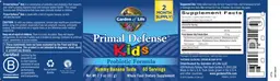 Label for Kids Probiotic Formula