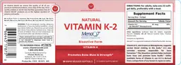 Natural Vitamin K-2 Bioactive Form