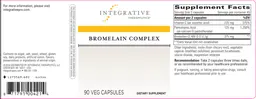 Label for Bromelain Complex
