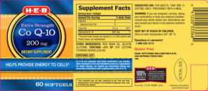 Extra Strength Co Q-10 200 mg