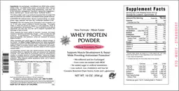 Label for Whey Protein Powder Natural Strawberry Flavor