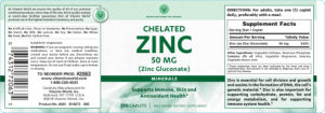 Chelated Zinc 50 mg
