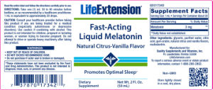 Fast-Acting Liquid Melatonin Natural Cit
