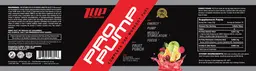 Label for Pro Pump Fruit Punch