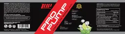 Label for Pro Pump Key Lime Ice