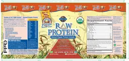 Label for Raw Protein Vanilla Spiced Chai