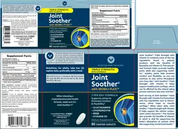 Label for Joint Soother Triple Strength With Vitamin D