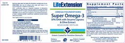 Label for Super Omega-3