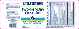 Label for Two-Per-Day Capsules