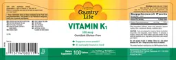 Vitamin K1 100 mcg