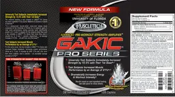 Label for Gakic Pro Series