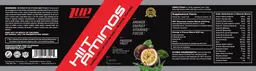 Label for Hiit Aminos Passion Fruit