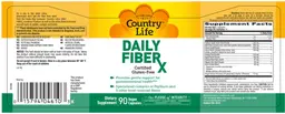 Label for Daily FiberX