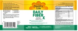 Label for Daily FiberX