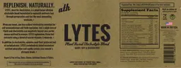 Label for Lytes Electrolyte Lemon Lime Flavor