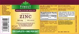 High Potency Zinc 50 mg