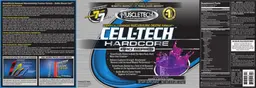 Label for Cell-Tech Hardcore Pro Series Grape