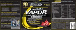 Label for naNO Vapor Hardcore Fruit Punch