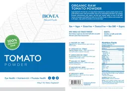 Label for Tomato Powder
