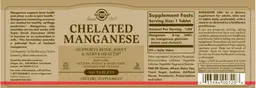 Label for Chelated Manganese