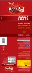 Label for Omega-3 Krill Oil