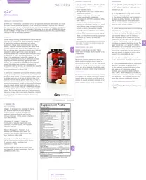 Label for a2z Chewable Strawberry Flavored