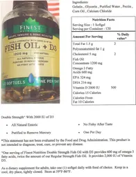 Label for Fish Oil + D3
