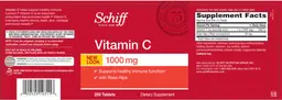 Label for Vitamin C 1000 mg