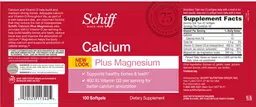Label for Calcium Plus Magnesium