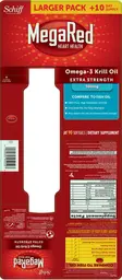 Label for Omega-3 Krill Oil Extra Strength 500 mg